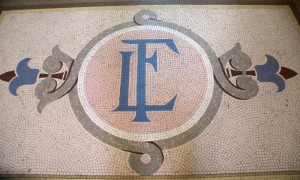 Détail de mosaïque : Hall de la Faculté des Lettres de Lille. Photographie M. Aubry : Base Images IRHiS-Lille3
