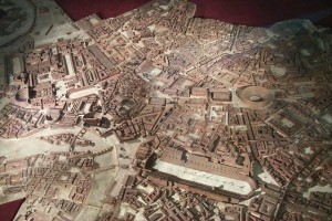 Vue générale du Plan de Rome à Caen
