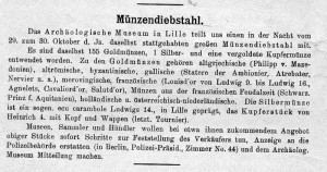 Berliner Münzblätter daté de décembre 1916