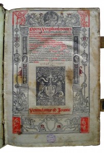 Virgile (éd. Josse Bade 1512) - SCD Lille3