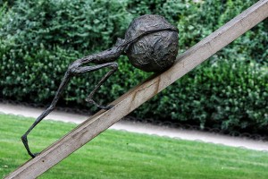 Sphère étude N°1 : sculpture de Jeanne Bouchart : photo de Leo Reynolds (Flickr)