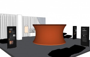 Scénographie du "Vase qui parle" © Avec vous design et Mosquito pour Devocité - 2013