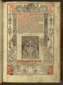 Une édition des œuvres de Virgile par Josse Bade, en 1512