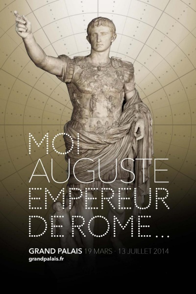 Affiche de l'exposition « Moi Auguste ... »
