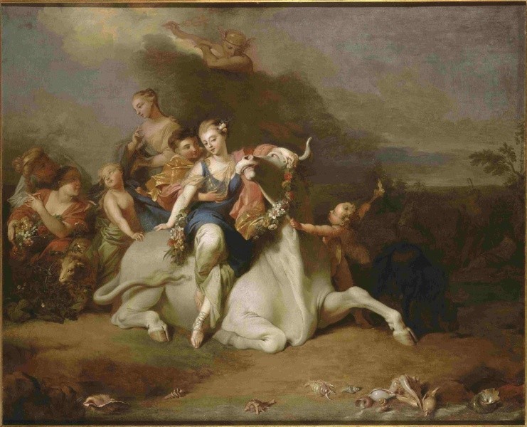 Sébastien II LECLERC,  Enlèvement  d’Europe , huile sur toile, avant 1714,  Dunkerque, Musée des Beaux-Arts © RMN-Grand Palais / Agence Bulloz