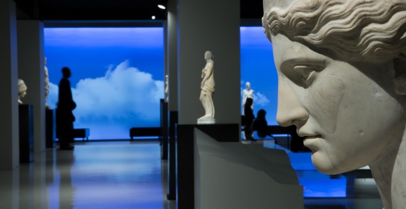 Les maîtres de l'Olympe, du 6 mai 2014 au 15 mars 2015 Musées de la civilisation. Photographe : Jessy Bernier – Perspective Photo 