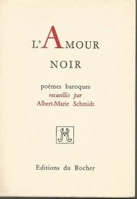Amour noir (Editions du Rocher, 1959)