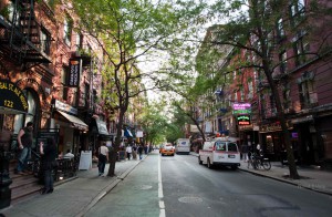 Le quartier new-yorkais de Greenwich-Village